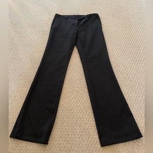 Jacob low rise flare pinstripe dress pants
